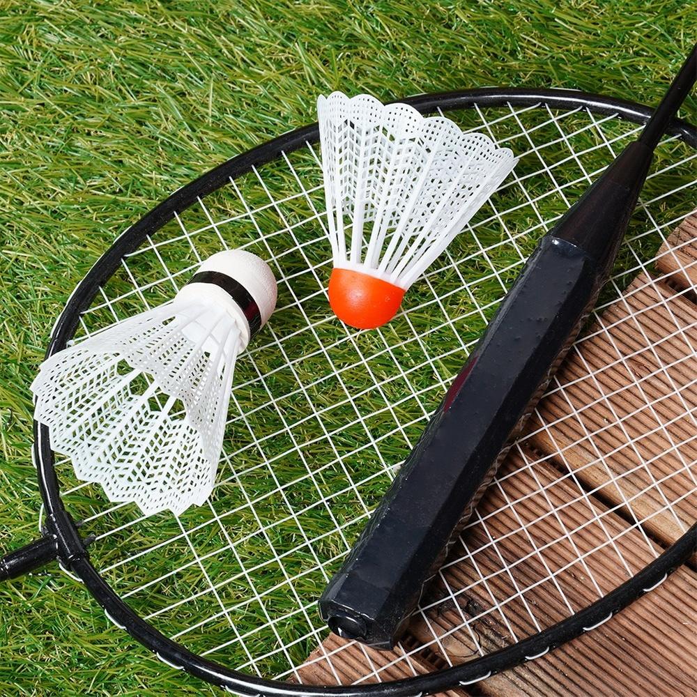 Badminton-Set 8 Federbälle 61 cm 12 Stück.