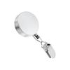 Retractable Towel Clip, Retractable Towel Clip, Retractable Badge Reel Metal Wall Hanging Towel Hook with Non-Slip Retractable Multi-Functional