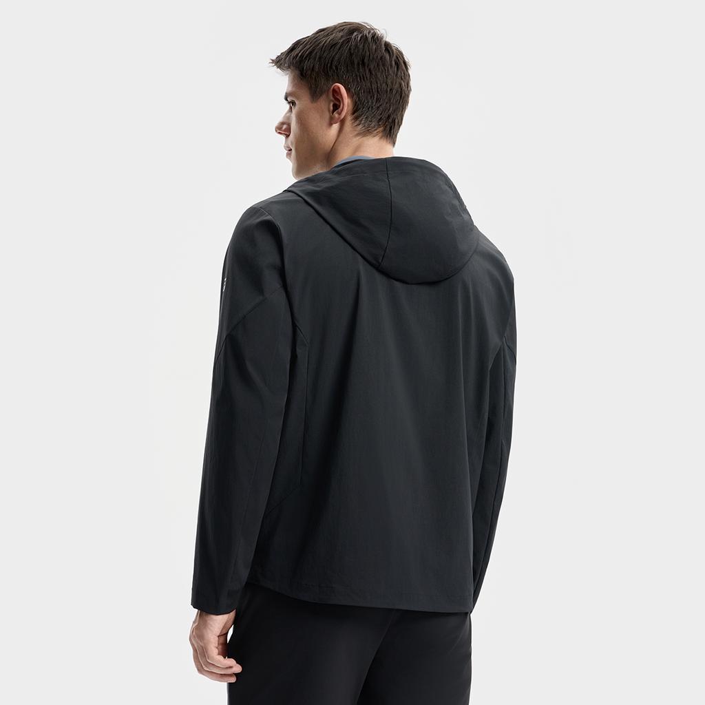 FILA Fitness Casual Classic Simple Comfortable Woven Zip-Up Hooded Jacket Men jackets A11M541709FBK