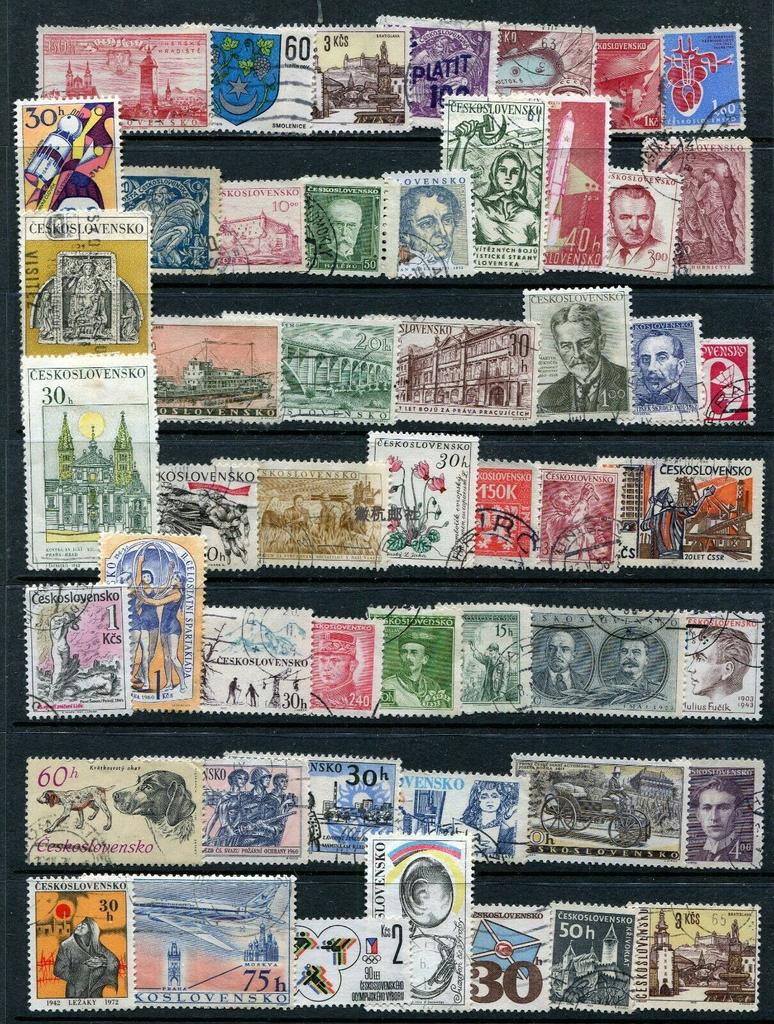 Tschechoslowakische Briefmarken Porto 50 Verschiedene Echte Gestempelte Postmarken Sammlerbriefmarken Für Scrapbooking Zubehör