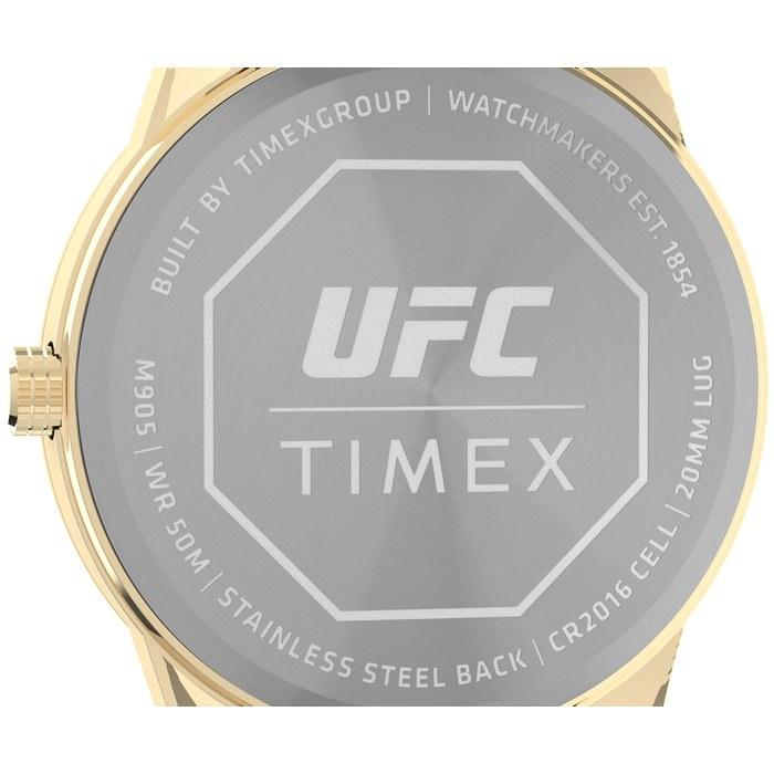 Timex UFC Men's Legend 42mm Watch, Gold Tone/Black/Gold Tone.
