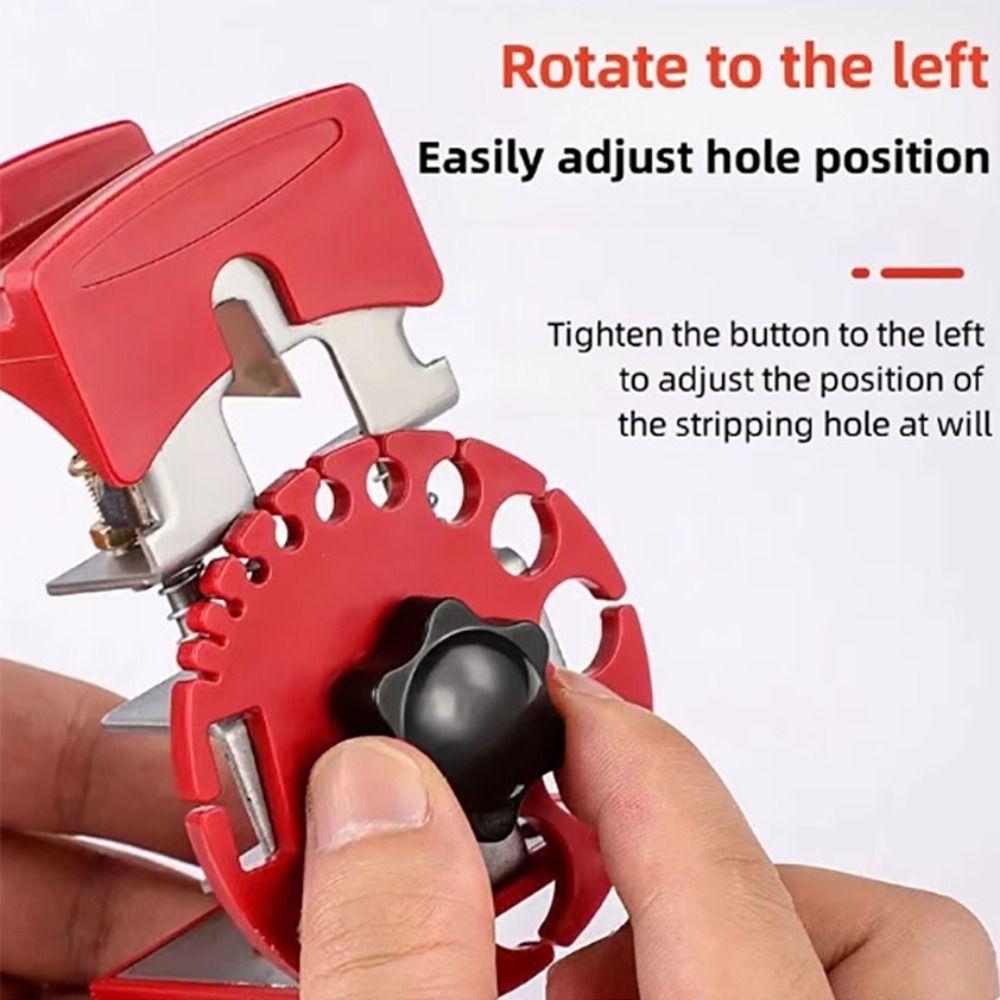 Handheld Wire Stripper Tool Versatile On-The-Go Stripper Durable Stripping Machine Quick