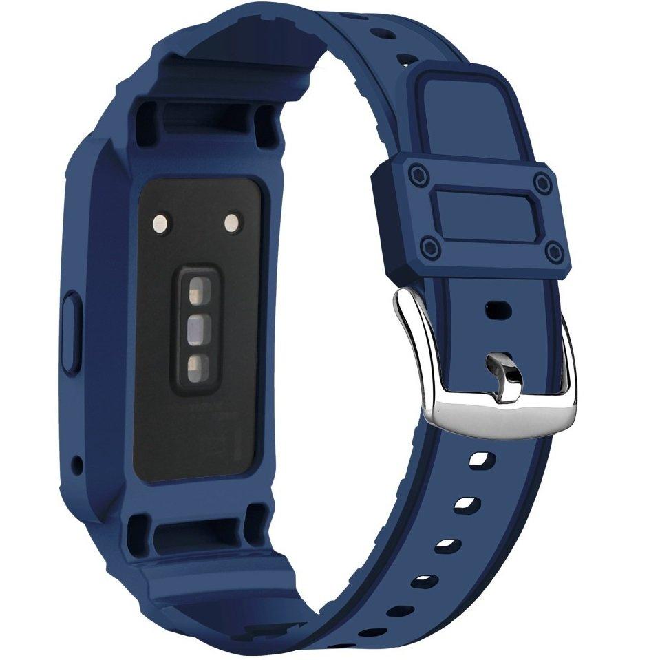 Strap with Case for Huawei Band 6 / Huawei Band 7, Blue