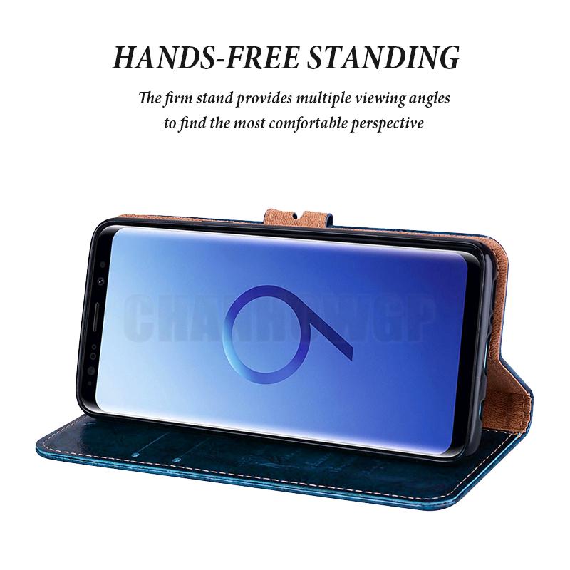 Custodia vintage per Samsung Galaxy S6 S7 Edge A6 A8 S8 S9 Plus J2 J4 J6 J8 2018 J3 J5 J7 Neo A3 A5 2017