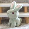 1Pcs Easter Bunny Rabbits Simulation Soft Fur Color Starry Sky Color Cute Bunny Children Plush Interactive Animal