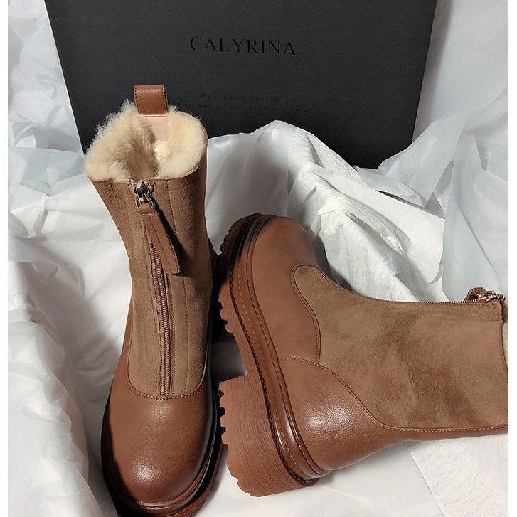 Frauen Schnee Stiefel Plus Samt Frau Schuhe Warme Stiefel Dicke Baumwolle Schuhe Pelzigen Schwarz Braun Frauen Stiefel