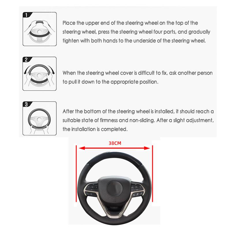 Universelle personalisierte Lenkradabdeckung mit Leopardenmuster für Mädchen Plüsch Autodekoration Lenkradabdeckungen Auto