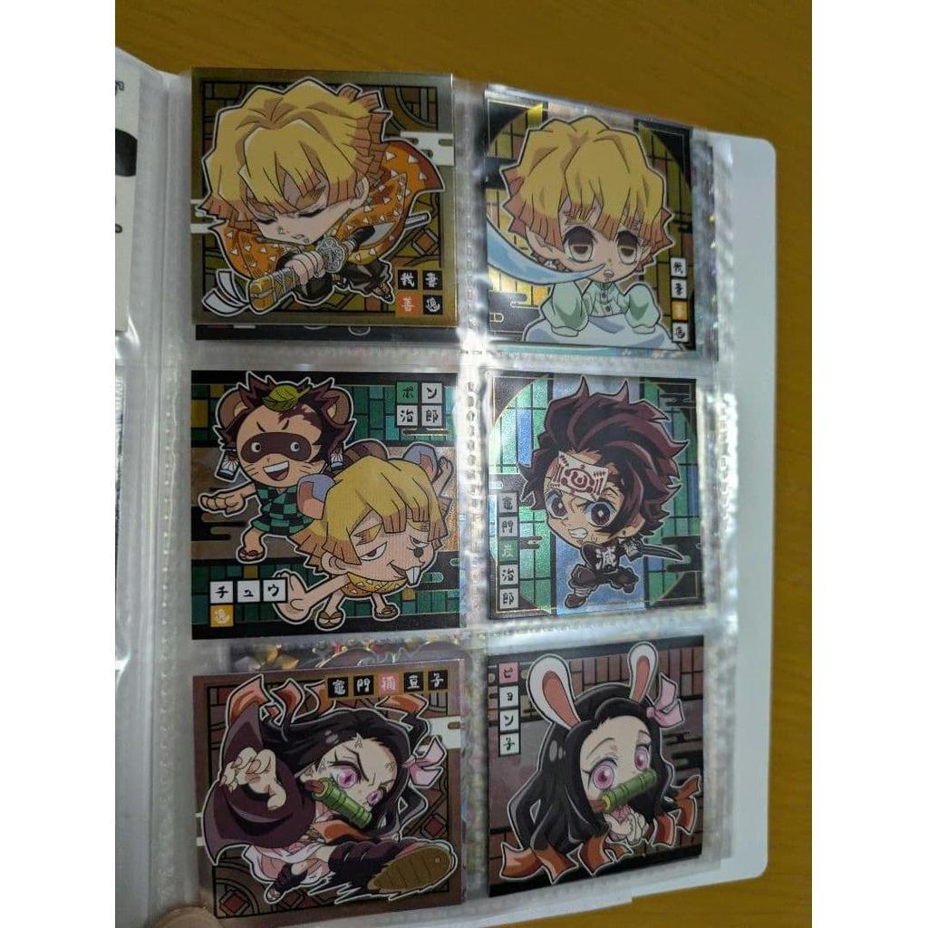 Used Demon Slayer: Kimetsu no Yaiba Deformed Seal Wafers 60 Pieces Collection File