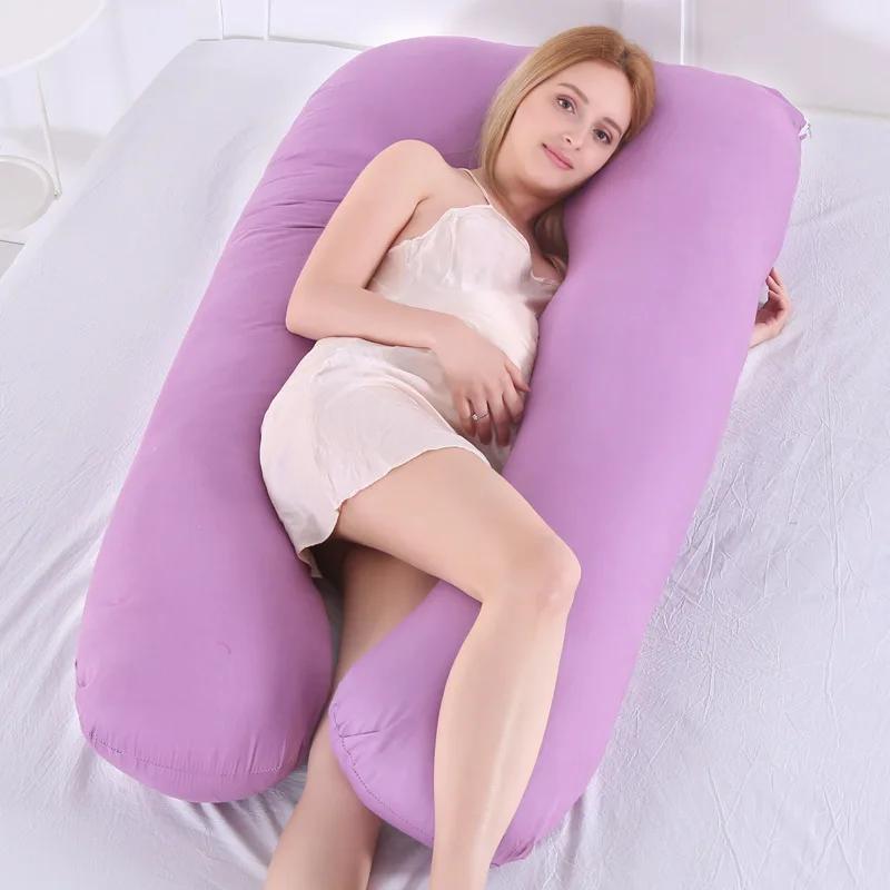 U-Shaped Maternity Pillow - Disassemblable Waist Support Pillow Core Side Sleeping Pillow for Pregnant Women Comfort & Relief