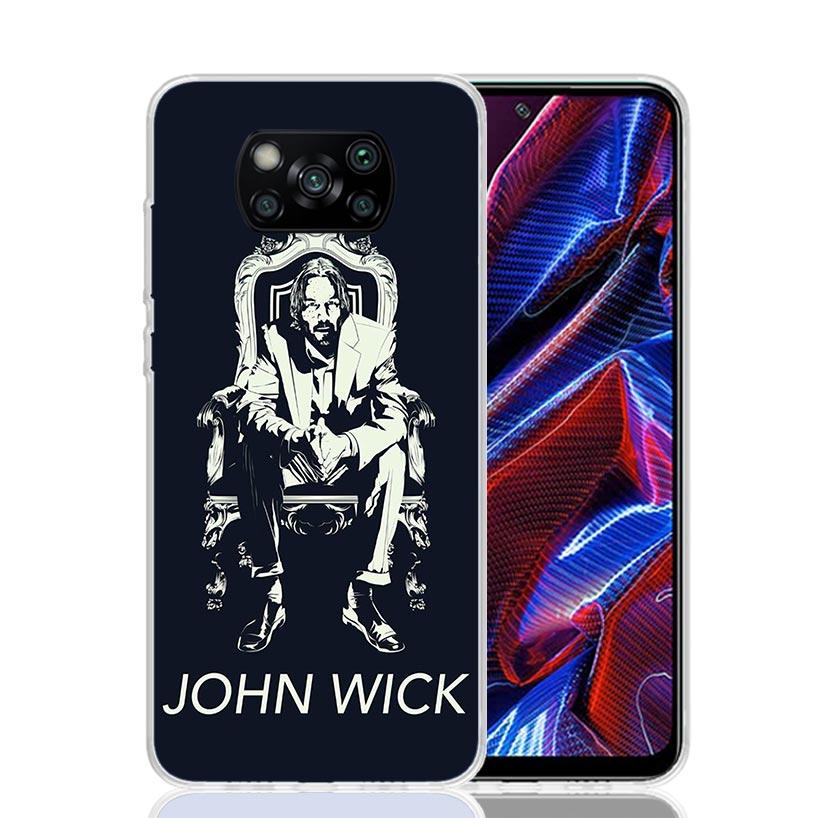John Wick 4 Movie Phone Case For Xiaomi Poco F7 Ultra X7 X6 Pro X5 Redmi 15 15C 13 13C 12 12C 10 10A 10C 9 9A 9C 9T Shell Poco X