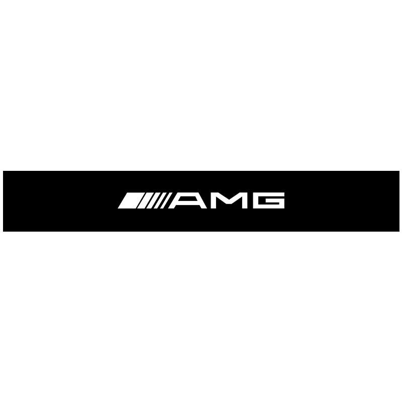 AABIE1 Car Sunshade Stickers Auto Front Windshield Decorative Decals Caps For Mercedes Benz AMG W204 W213 W205 W211 W212 W176