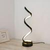 LED Table Lamp Modern Eye Protection Desktop Decorative Lights For Living Room Bedroom Bedside Study Black/white Spiral Lighting