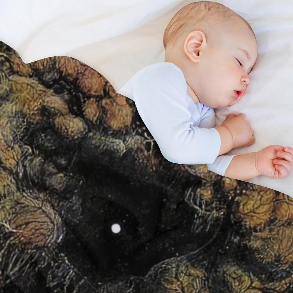 Untitled, by Zdzis?aw Beksi??ski Throw Blanket Halloween Picnic Sofas for Winter Blankets