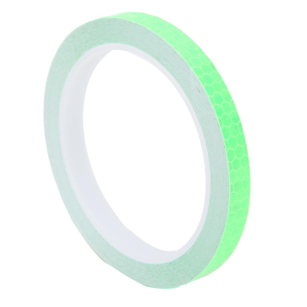 Reflective Stickers Hexagonal Pattern Waterproof Bicycle Luminous Strip Tape for Car Bicycle Motorcycle DIY Decoration