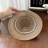Color Matching Fisherman Hat Children Spring and Summer Fashion Sunscreen Hat Hollow Bucket Hat Retro Basin Hat