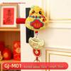 New Year Winter Plush Door Handle Cover: Anti-freeze, Anti-static, Warm Horse Design
