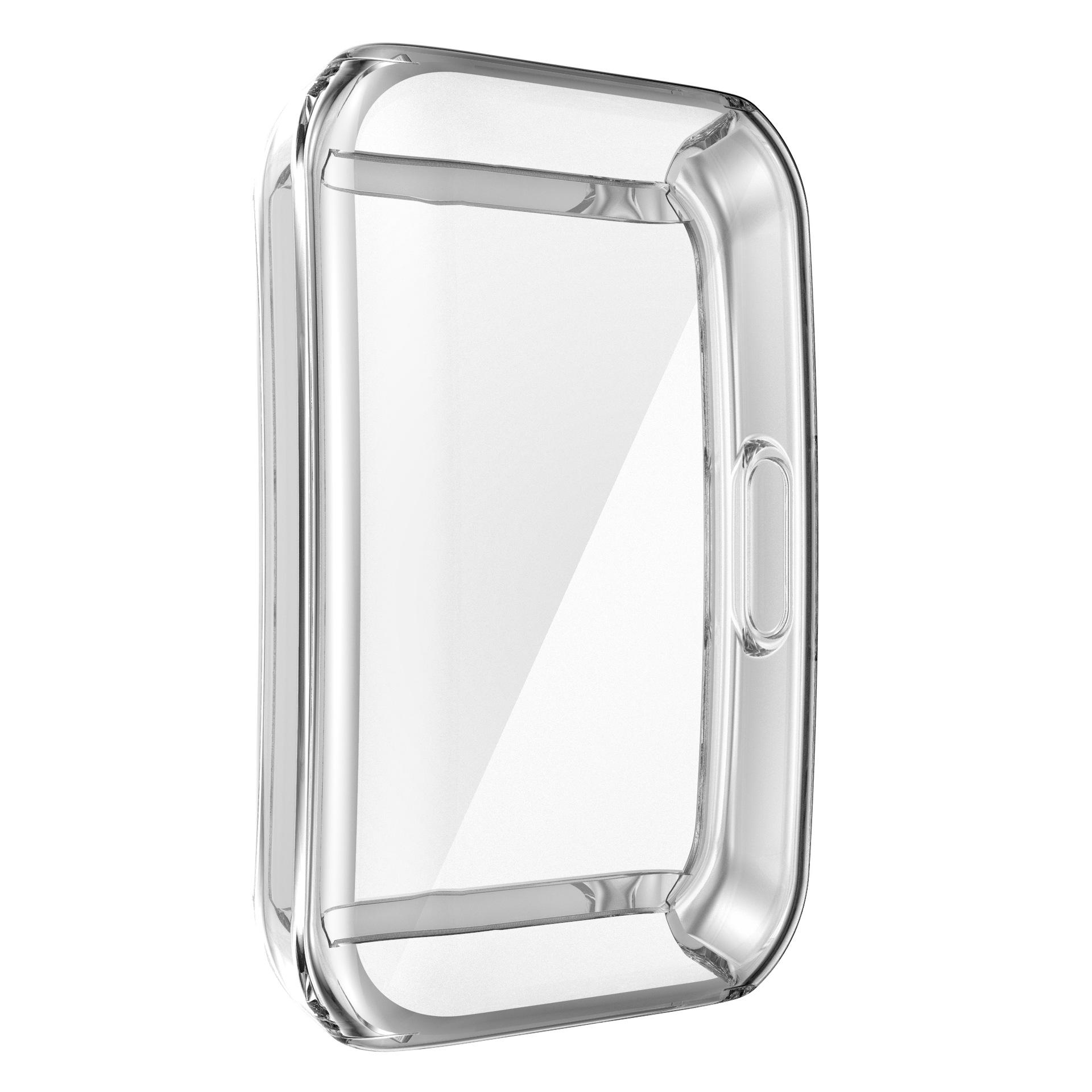 Silikonarmband für Huawei Band 6, Ersatzarmband für Honor Band 6, Armband mit TPU-Vollbild-Schutzhülle, Armband For Huawei Band6pro