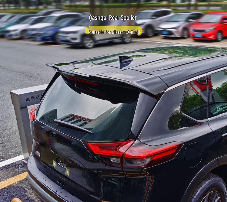New 2022 Nissan X-Trail Rear Roof Spoiler: Modified Car Tail Wing Trim Accessory