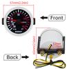 Universal 12V Auto Car 52mm Smoke Len Pointer Boost Gauge -1~0~2 BAR Turbo Boost Meter White LED PSI Turbo Pressure Gauge