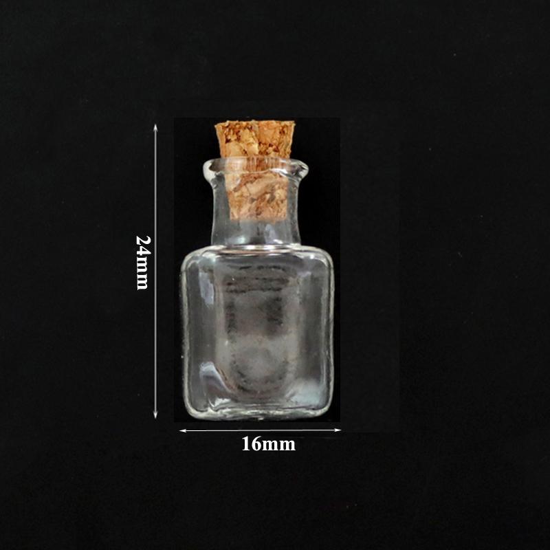

Mini Glass Wish Vials 5/10pcs Set Decorative Cork-Stoppered Bottles for DIY Charms Tabletop Decorations 5pcs