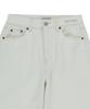 WACKY WILLY Women'S Pigment Color Washed Denim Pants Cream