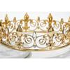 Royal King Crown For Men - Metal Prince Crowns And Tiaras, Full Round Birthday Party Hats