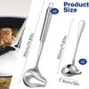 4x Sauce Ladle with Pouring Spout Stainless Steel Durability Cooking Tool Professional, Comfortable