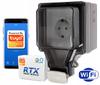 RTX IP67 Outdoor Surface-mounted Socket for the Garden ENERGY MEASUREMENT TUYA WiFi