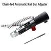 Automatic Screw Feeder Gun with Chain Strap and Self-Tapping Screw Bit for Woodworking and Gypsum Board