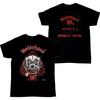 Motorhead Anniversary Tour 10th S-4XL 1985 Fullsize T-Shirt Tops Tees Men's Women's Black World 1986