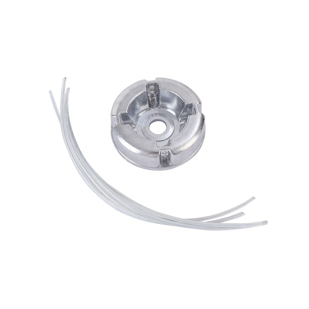 1Pcs 5/8 inch/15mm Aluminum Trimmer Head Wire Rope Weed Head Accessories  for General Mower