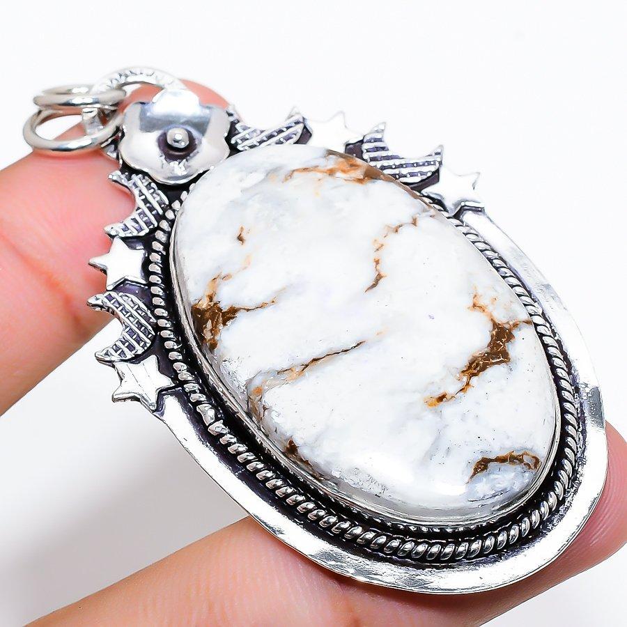 

Wild Horse Gemstone Handmade Ethnic Jewelry Pendant 2.64 SR-2708
