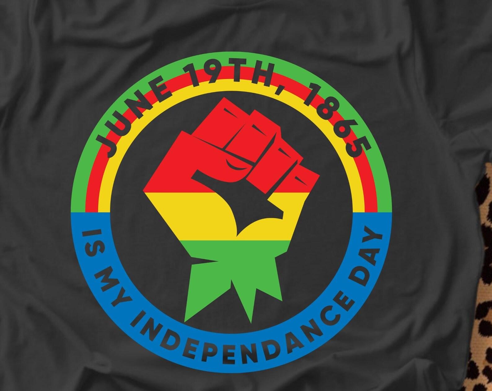 June 19 1865 tshirt, independance day, freedom day, juneteenth, black pride XL