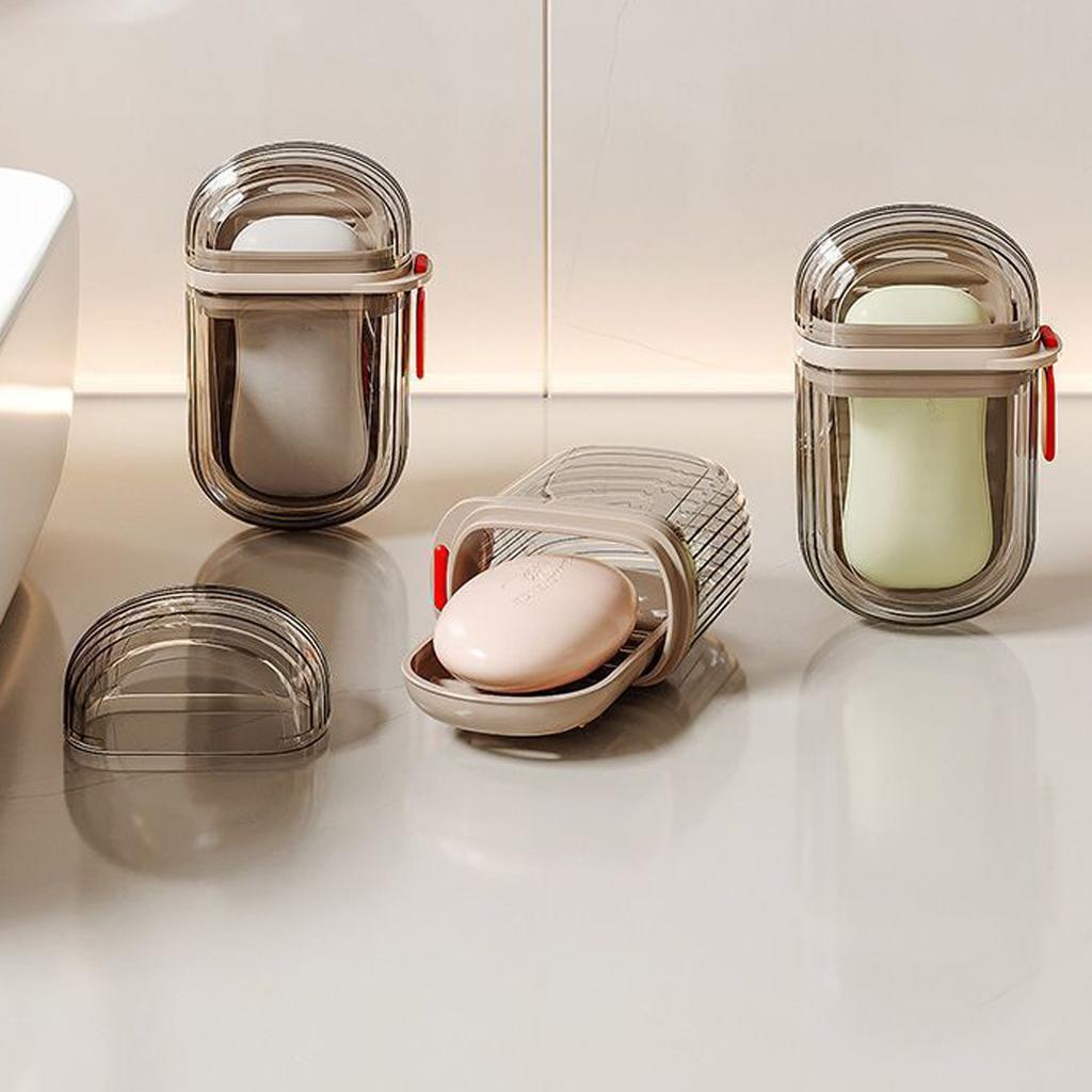 Travel Portable Soap Box, Business Trip Soap Box, Plastic Sealed Leak Proof Box, Bathroom Soap Box