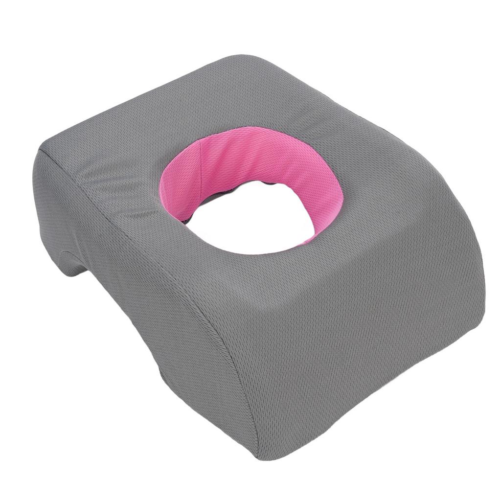 Face Down Pillow Soft Center Hole Portable Face Headrest Pillow Cushion for Beauty Salon Home