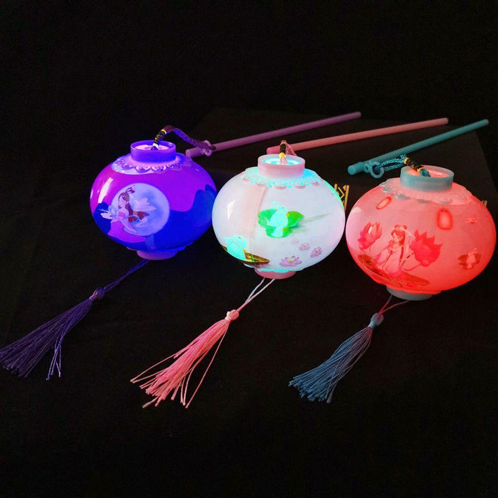 Kindergarten Chinese Pendant Kids Mid-autumn Lamp Festival Lanterns Children Toys LED Lanterns