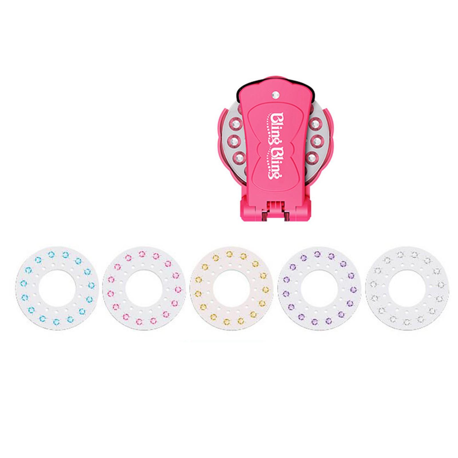 

Модные дрели для ногтей, 5 шт., алмазный кусок, рождественский подарок для девочек, набор инструментов для плетения волос