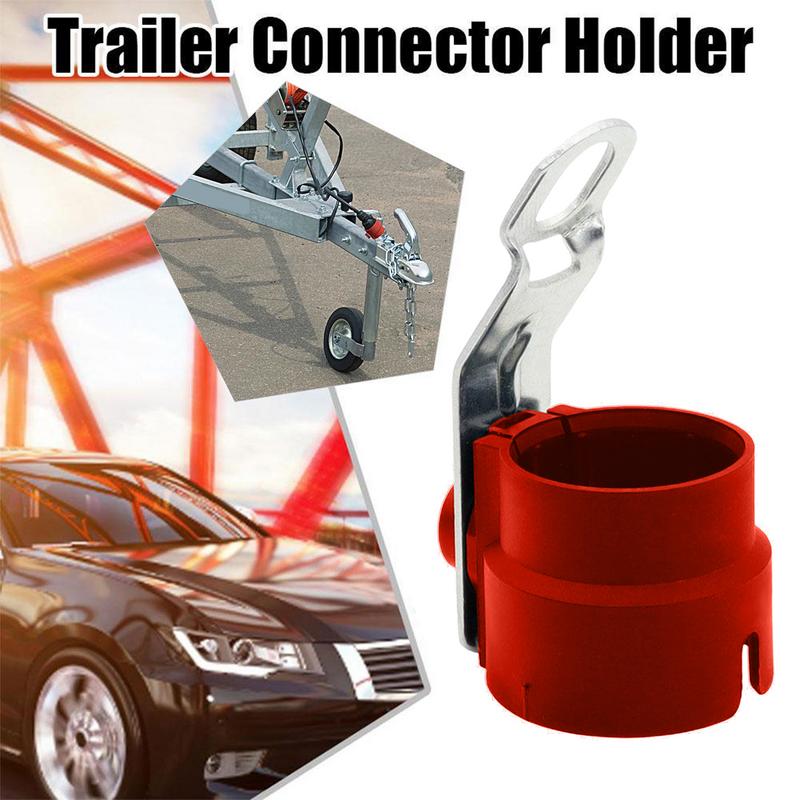 Universal Trailer Plug Holder  Weatherproof Protective Rigid Accessories For 7pin To 13Pin Trailer Dirt Protection Plug Adapter