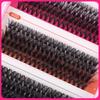 Premium DIY Mixed Cluster False Eyelash Set - 547 Dense, Curled Segments for a Customized Look