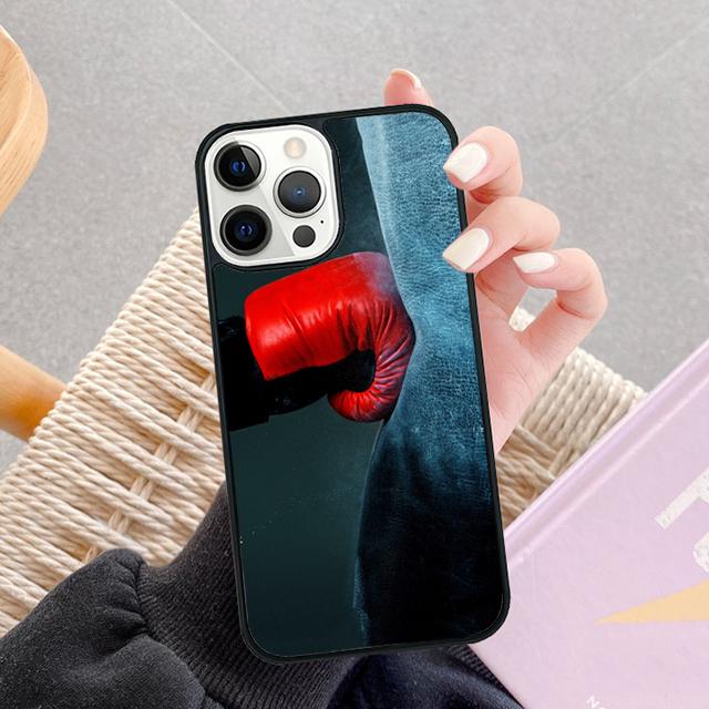 Boxing Gloves Phone Case For Apple Pro Max Plus Coque For iPhone 17 Air 13 12 14 15 16 Cover
