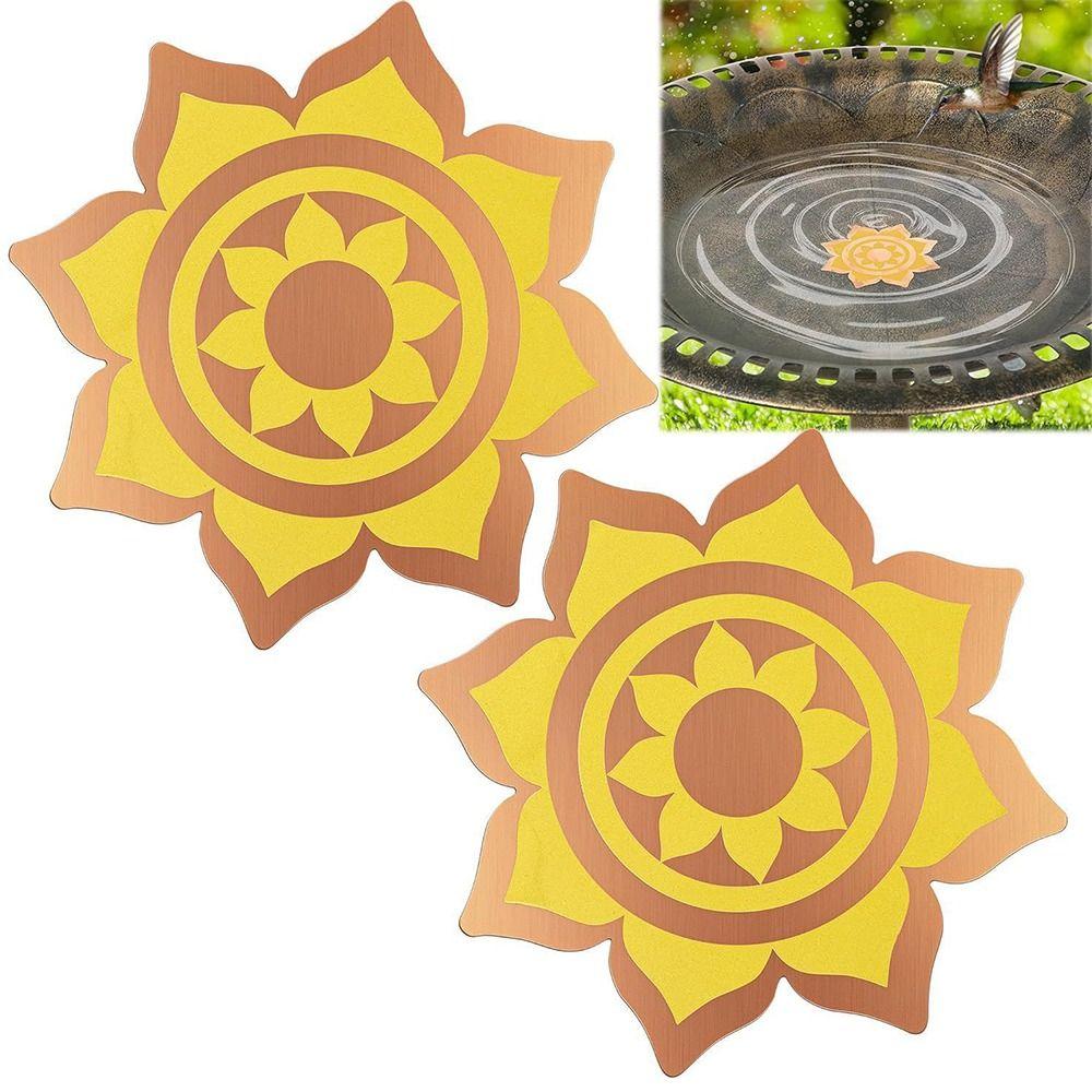 Reinforced Pure Copper Bird Bath Copper Disk Effective Purification Reliable Bird Bath Purification Disk Water Birdbaths Cleaner