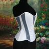Sexy European American Ins Style Cat Ear Shaping Mesh Satin Bustier Top