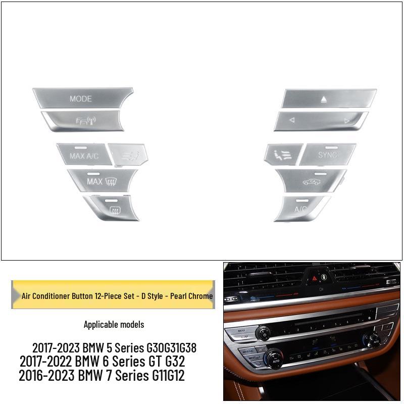BMW 5 & 7 Series G30/G12 Air Conditioning & Fan Speed Adjustment Buttons for Center Console