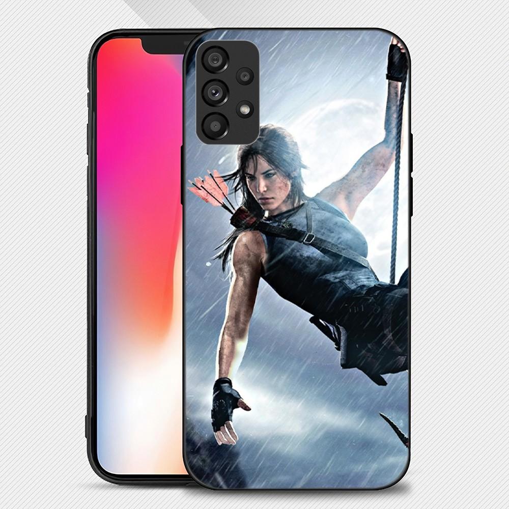 T-Tomb Raider Game Phone Case For Samsung Galaxy S22 S23 Ultra S21 S20 FE Plus Note 20 Soft Cover