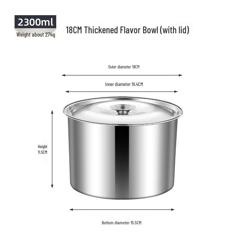 Lainuo Stainless Steel Seasoning Jar Set with Lids