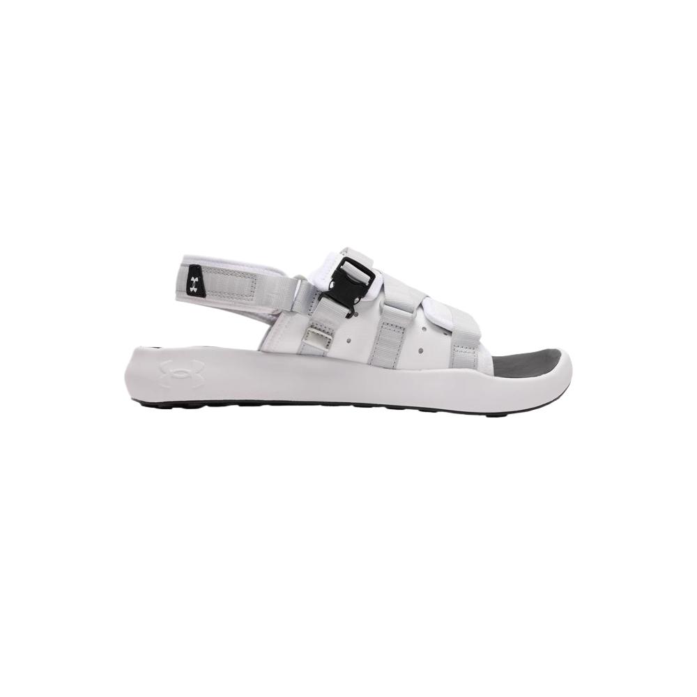 Under Armour Leather Soft Comfortable Stylish Simple Slide Sandals Unisex Sandals White 6007203-100