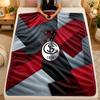 Flanell-DeckeSC Freiburg FC Warme Weiche Überwurfdecke für den Innenbereich Sofa Bett Wohnzimmer