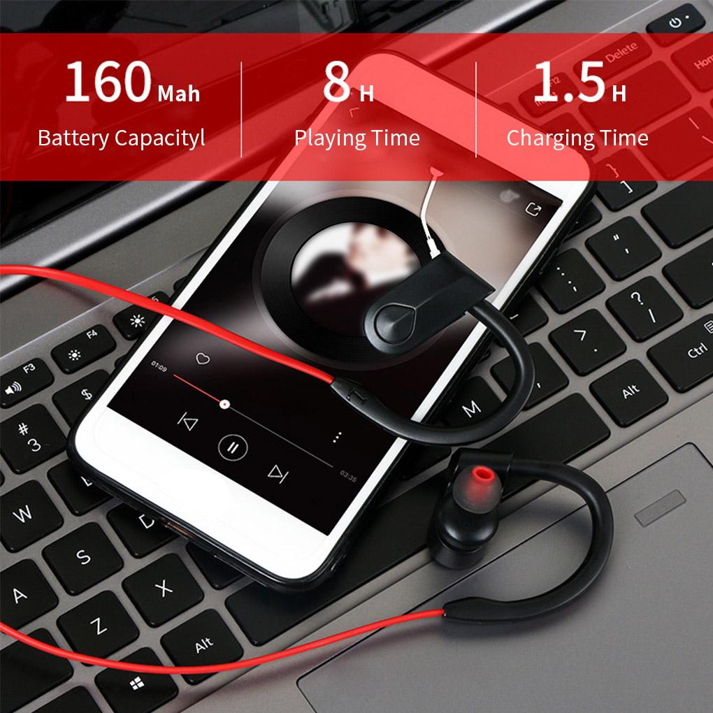 K98 Wireless Earphones Bluetooth\-compatible Sport Headphone Noise Canceling Headset with Mic For iPone 11 12 for