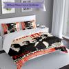 3pcs Depeches Band Mode pattern bedding set duvet cover set includes duvet cover &pillowcases, perfect all season bedroom decoration & gift
