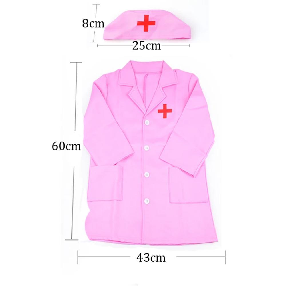 Bambini Giocattoli da dottore infermiere simulato Gioco di ruolo rosa Set per bambini Giochi interattivi Festa Ragazze Regali di compleanno TMZ
